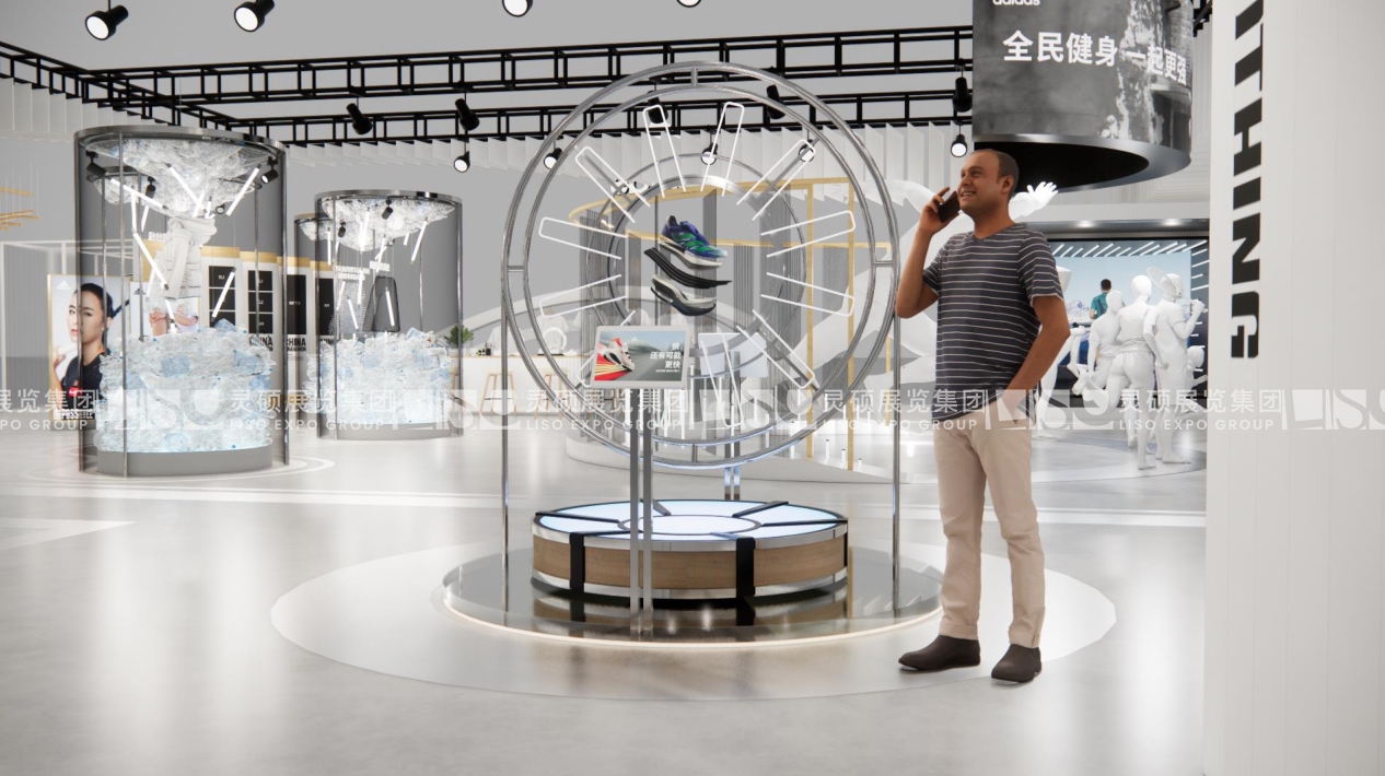 阿迪達斯Adidas-上海展會展臺設計搭建案例