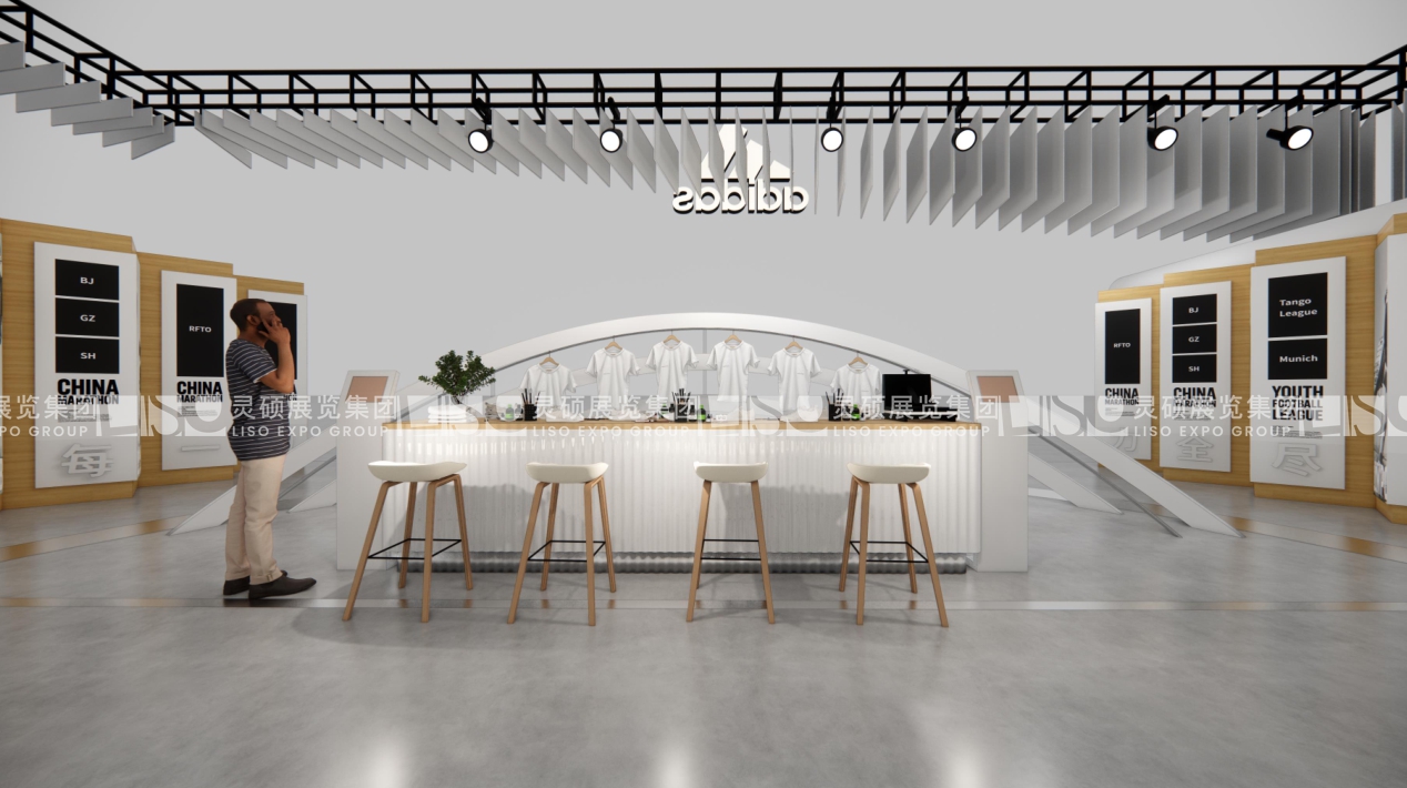 阿迪達斯Adidas-上海展會展臺設計搭建案例