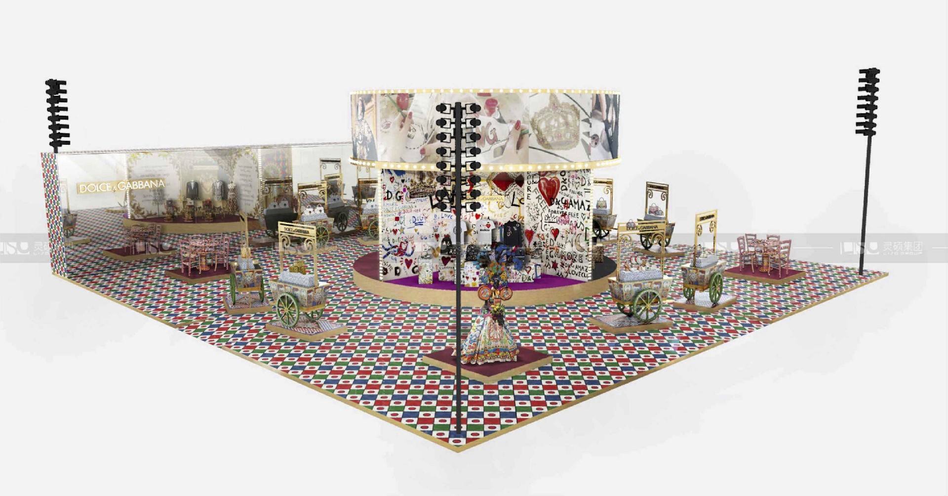 杜嘉班納-2019年上海展會展臺設(shè)計案例