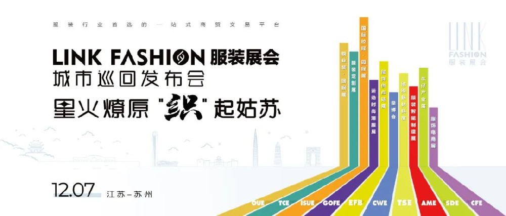 星火燎原·“織”起姑蘇 | LINK服裝展·城市巡回發(fā)布會·蘇州站重磅來襲！